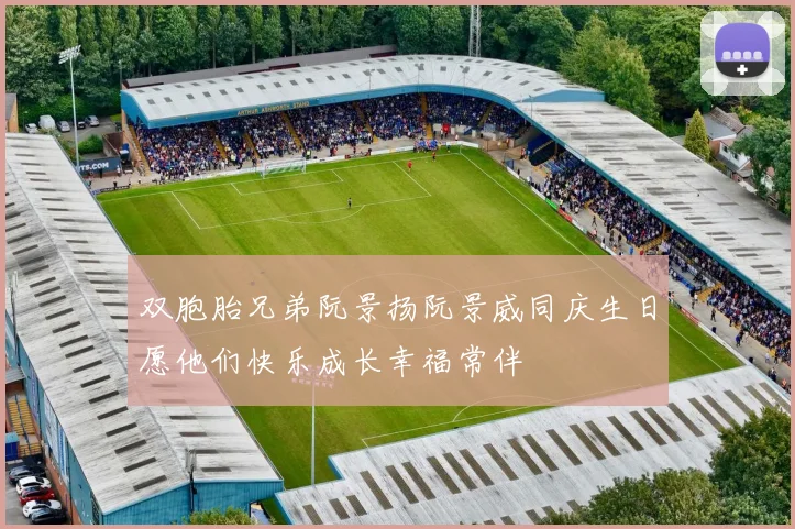 双胞胎兄弟阮景扬阮景威同庆生日愿他们快乐成长幸福常伴